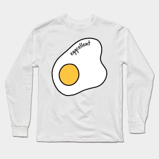 Eggcellent Egg Pun Long Sleeve T-Shirt